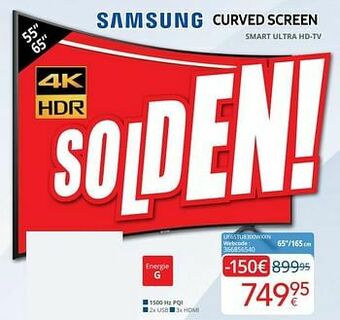 Samsung smart ultra hd-tv ue65tu8300wxxn