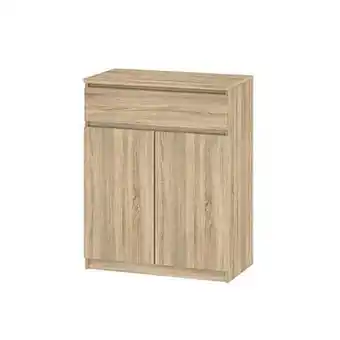 Leen Bakker Dressoir Naia - eikenkleur - 40x80x100 cm - Leen Bakker aanbieding