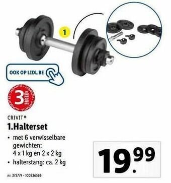 Lidl Halterset aanbieding