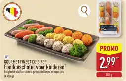 ALDI Gourmet Finest Cuisine Fondueschotel voor kinderen aanbieding