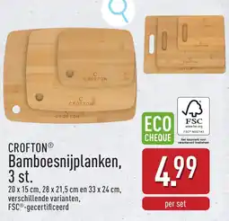 ALDI Crofton Bamboesnijplanken aanbieding