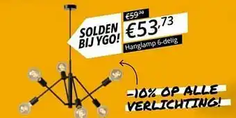 YGO Hanglamp 6-delig aanbieding