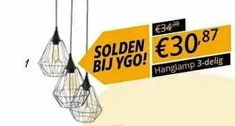 Hanglamp 3-delig