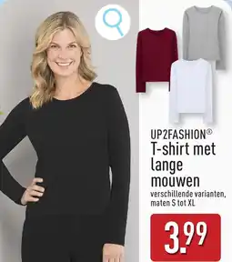 ALDI Up2fashion T-Shirt met Lange Mouwen aanbieding