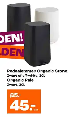 Kwantum Pedaalemmer Organic Stone of Organic Pale aanbieding