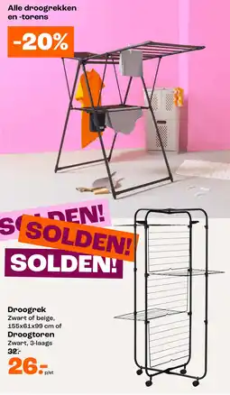 Kwantum Droogrek of Droogtoren aanbieding