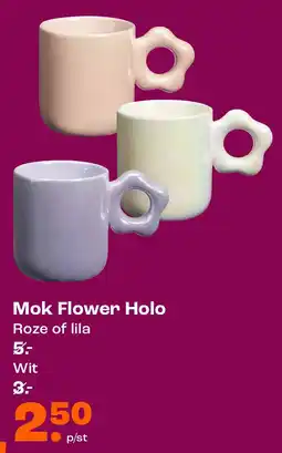 Kwantum Mok Flower Holo aanbieding