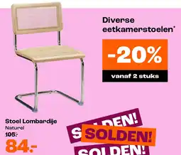 Kwantum Stoel Lombardije aanbieding