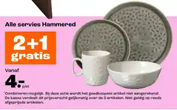 Kwantum Alle Servies Hammered aanbieding