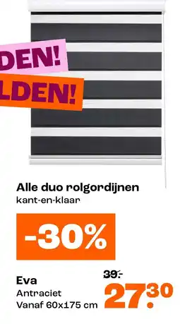 Kwantum Alle Duo Rolgordijnen Kant en Klaar Eva aanbieding