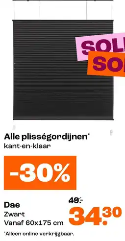 Kwantum Alle Plisségordijnen Kant en Klaar Dae aanbieding