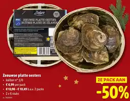 Lidl Zeeuwse Platte Oesters aanbieding