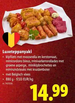 Lidl Luxeteppanyaki aanbieding
