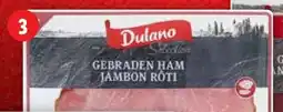 Lidl Dulano Selection Gebraden Ham aanbieding
