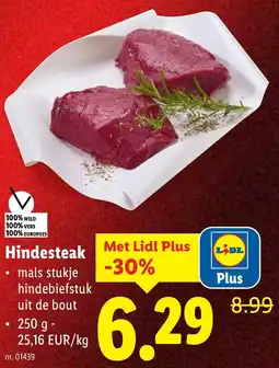 Lidl Hindesteak aanbieding