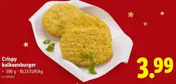 Lidl Crispy Kalkoenburger aanbieding