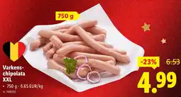 Lidl Varkenschipolata XXL aanbieding