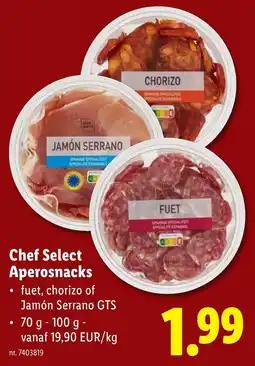 Lidl Chef Select Aperosnacks aanbieding