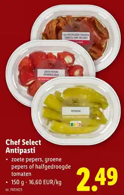 Lidl Chef Select Antipasti aanbieding