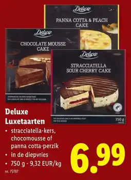 Lidl Deluxe Luxetaarten aanbieding