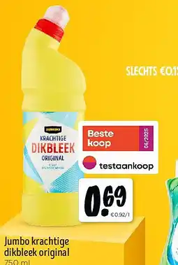 Jumbo Jumbo krachtige dikbleek original 750 ml aanbieding
