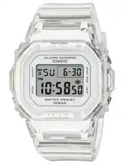 Decathlon Casio Digitaal Horloge Transparant/Wit BGD-565US-7ER aanbieding