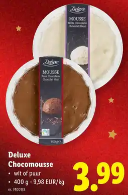 Lidl Deluxe Chocomousse aanbieding