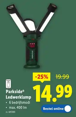 Lidl Parkside Ledwerklamp aanbieding