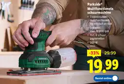 Lidl Parkside Multifunctionele schuurmachine aanbieding