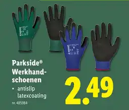 Lidl Parkside Werkhandschoenen aanbieding