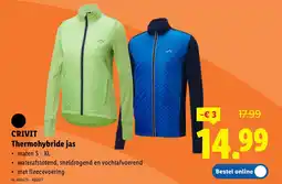 Lidl Crivit Thermohybride jas aanbieding