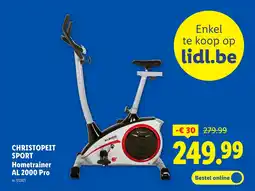 Lidl Christopeit Sport Hometrainer AL 2000 Pro aanbieding