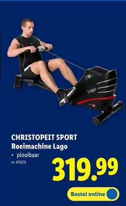 Lidl Christopeit Sport Roeimachine Lago aanbieding