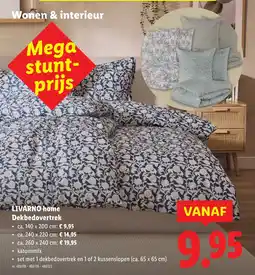 Lidl Livarno Home Dekbedovertek aanbieding