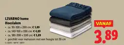 Lidl Livarno Home Hoeslaken aanbieding