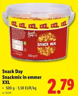 Lidl Snack Day Snackmix in emmer XXL aanbieding