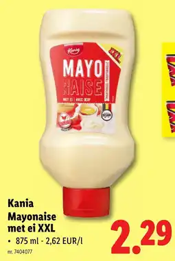 Lidl Kania Mayonaise met ei XXL aanbieding