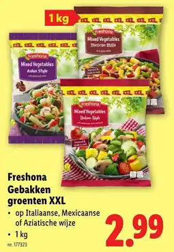 Lidl Freshona Gebakken groenten XXL aanbieding