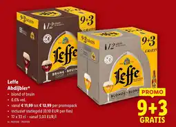 Lidl Leffe Abdijbier aanbieding