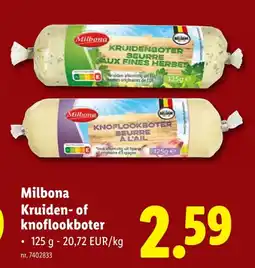 Lidl Kruiden- of knoflookboter aanbieding