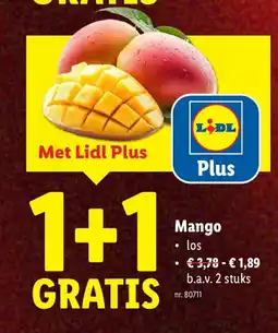 Lidl Mango aanbieding
