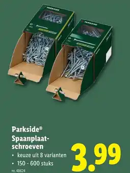 Lidl Spaanplaat- schroeven aanbieding