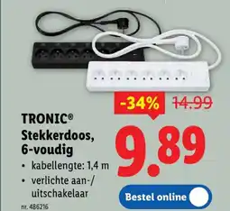 Lidl Stekkerdoos, 6-voudig aanbieding