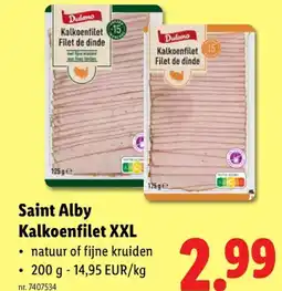 Lidl Kalkoenfilet XXL aanbieding