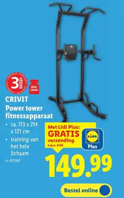 Lidl Power tower fitnessapparaat aanbieding