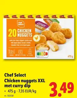 Lidl Chicken nuggets XXL met curry dip aanbieding