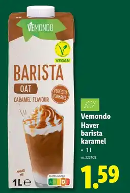 Lidl Haver barista karamel aanbieding