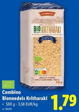 Lidl Bionoedels Kritharaki aanbieding