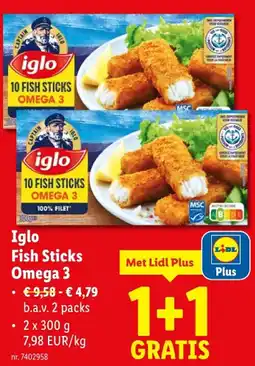 Lidl Fish Sticks Omega 3 aanbieding