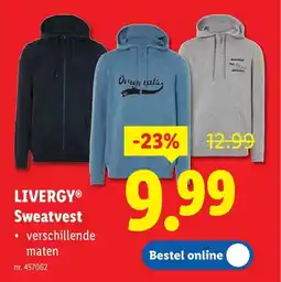 Lidl Sweatvest aanbieding